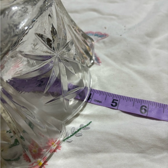 Vintage Anchor Hocking Clear Glass Candle Holder - Picture 7 of 8